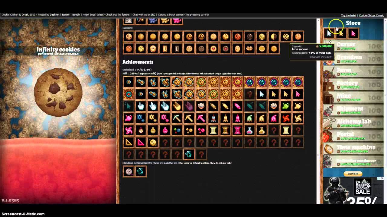 Cookie Clicker Broken Code Look In The Description By Spyro Dash - codes in cookie simulator roblox