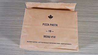 Canadian MRE Menu 14 (Meal Ready to Eat)