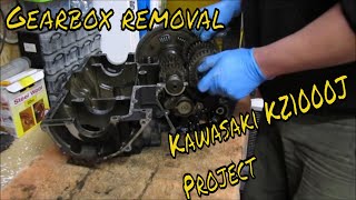Kawasaki KZ1000J/Z1000J2   Project - Gearbox removal - Part 7