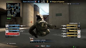 Team LDLC vs Ninjas in Pijamas - Map 1 - Dust 2 - Grand Final (BO3) - DreamHack Winter 2014 - CS:GO