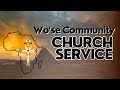 Wose community church service of the sacred african way  12824