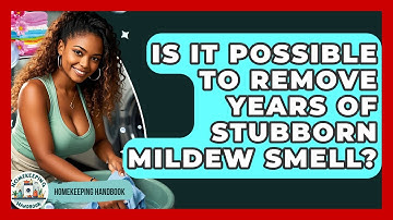 Is It Possible To Remove Years Of Stubborn Mildew Smell? - Homekeeping Handbook