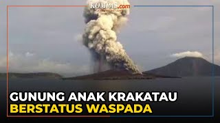Kembali Erupsi, Gunung Anak Krakatau Berstatus Waspada