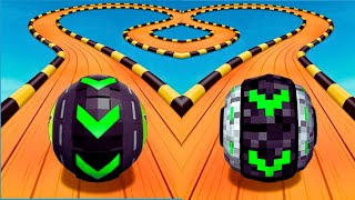 Super Rolling Ball Ballance vs Rolling Ball Sky Escape⚽⚽Balls Gamer Walkthrough |Max Gameplay DH8456 screenshot 4