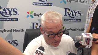 Rays Joe Maddon Discusses Teams Aggressive Play