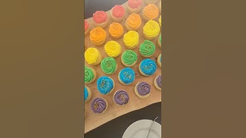 Perfection #cupcake #cupcakes #color #rainbow