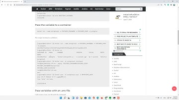 Pass environment variables to Docker containers