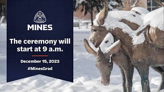 Mines Undergraduate Commencement - December 2023