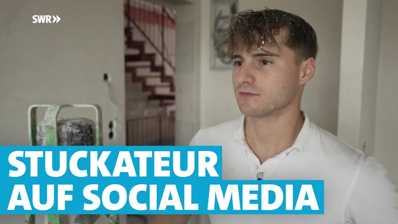 Stuckateur und Influencer: Felix begeistert junge Leute für ein Traditions-Handwerk