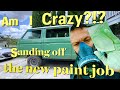 Why Im Sanding off the new Paint job of my VW T3 syncro restoration project