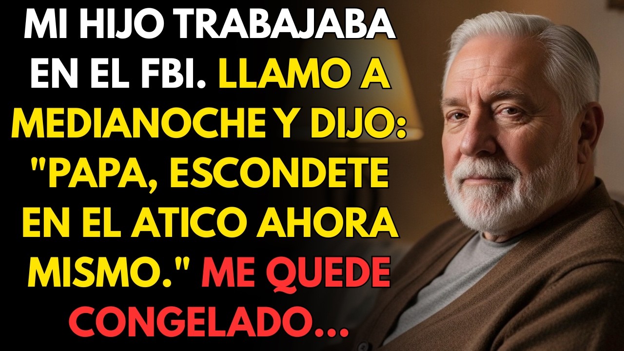 Mi hijo mayor llamó a medianoche — trabaja para el FBI —: Escóndete en el ático. Ahora mismo.