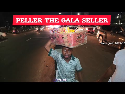 PELLER HAWKING GALA AND MINERALS IN THE STREET OF LAGOS #peller 