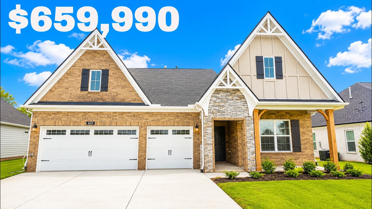 White House TN Home Tour - The Braxton, a New 5-Bed in Dorris Farm - Where to Live In Nashville