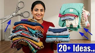 BEST CLOTHES REUSE IDEA! LOOK ATTRACTIVE IN SCHOOL & COLLEGE!