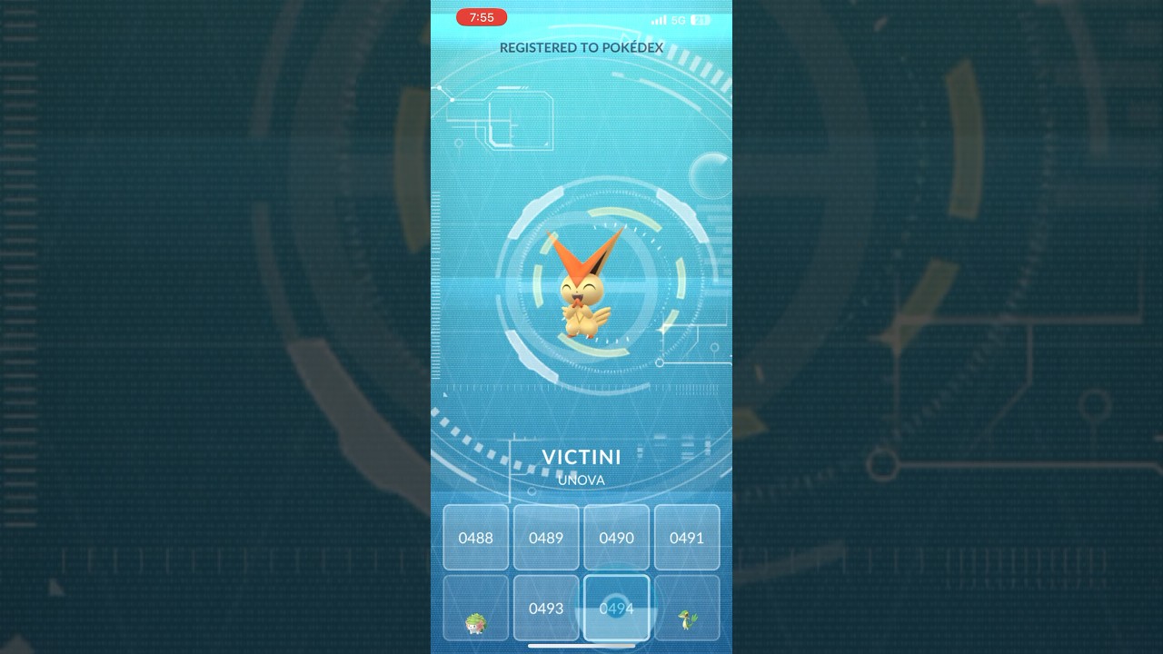 Catching Victini in Pokémon Go