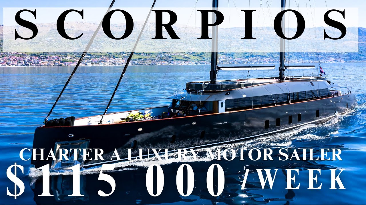 ⁣Scorpios ⚓️ Luxury Motor Sail Yacht Charter in Greece, Croatia, & Italy 🇬🇷 Walkthrough