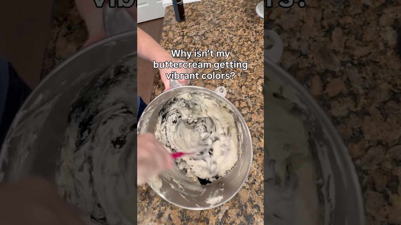 Why Your Buttercream Colors Aren’t Vibrant #baking #bakingtips #cakedecorating #cake #baker #pastry