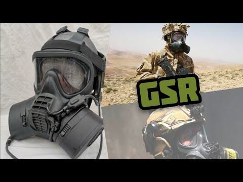 видео: Противогаз GSR / Gas mask GSR