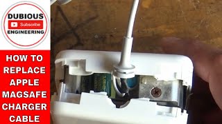 DuB-EnG Repair an Apple Macbook 85w MagSafe Power Supply Charger - Fix Replace the Broken Cable