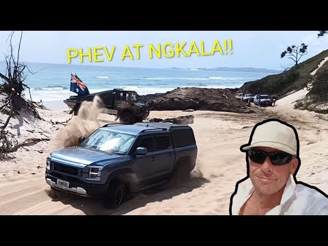 EV Hybrid Through Ngkala Rocks, Fraser Island?? 