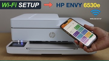 HP Envy 6530e Wi-Fi Setup, Connect To Wireless Router & Add In HP Smart App.....!!