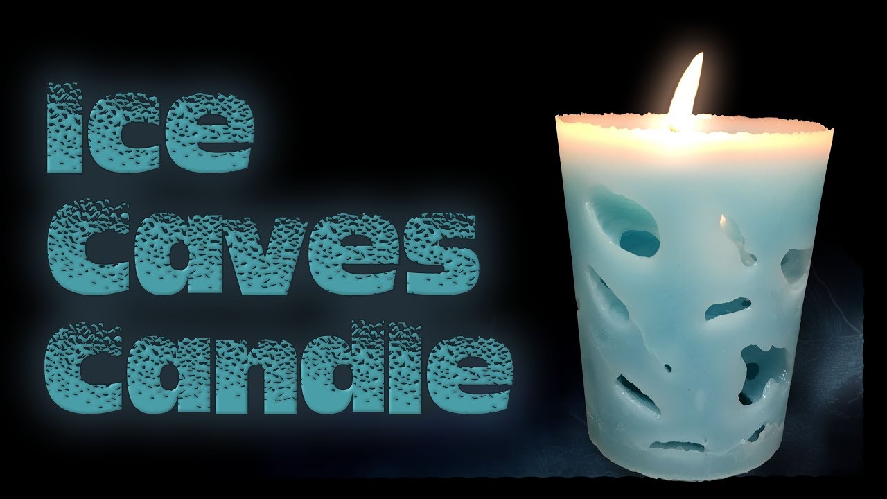 How to Make Ice Caves Candle Home Decor YouTube