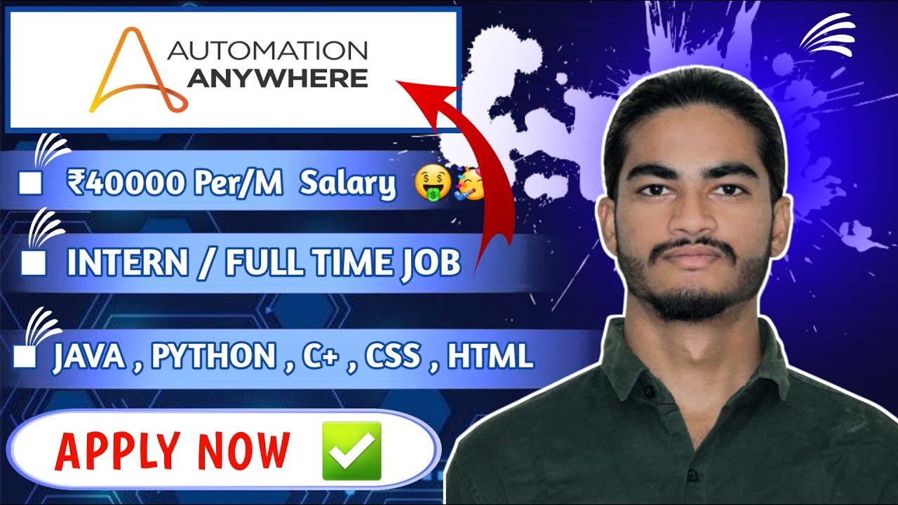 Automation Anywhere Hiring Software Engineering Intern | Bangalore ...