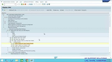 SAP S4 HANA FICO Business User Course | How To Assign Posting Period Variant In SAP | VIDEO 7