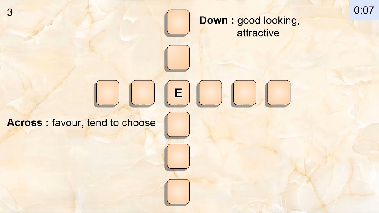 Six letter Crossword puzzle - 02 - YouTube