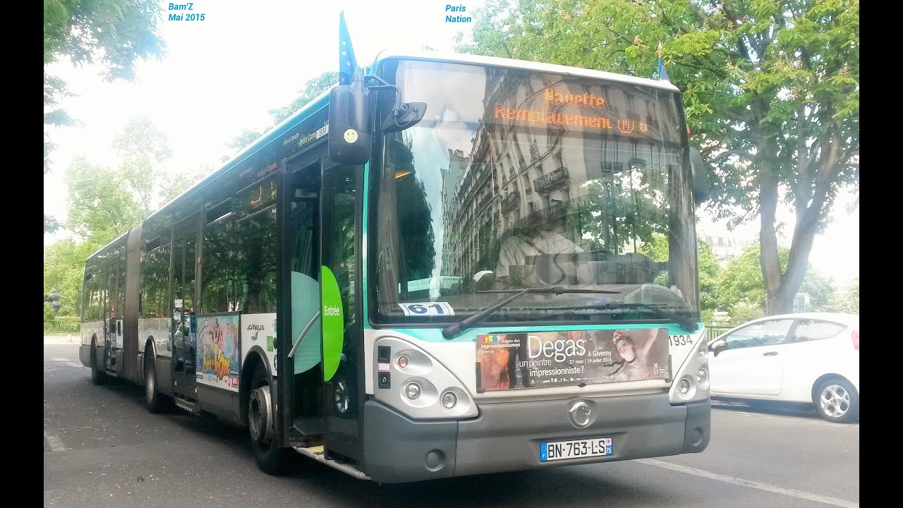 RATP Paris | 1934 | Irisbus Citelis 18 Euro 5 Voith