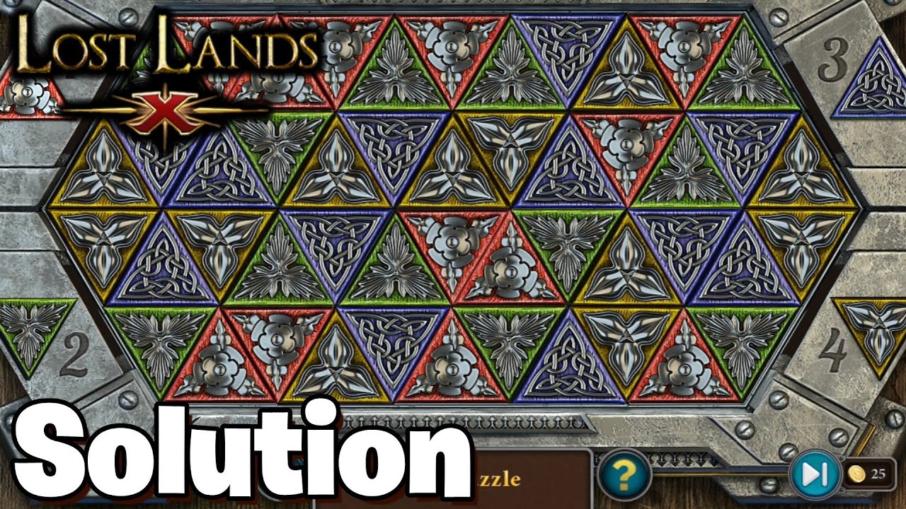 Lost Lands 10 - Mini Game 22 Disable all chains || Solution [Five