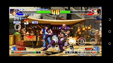 kof 98.. iori vs Kyo.. combo and special tutorial.. kof is love..