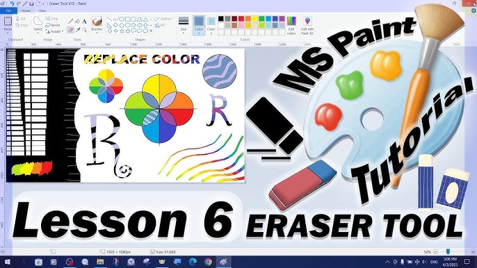 Ms Paint Tutorials Lesson 5 Pencil Tool - Youtube