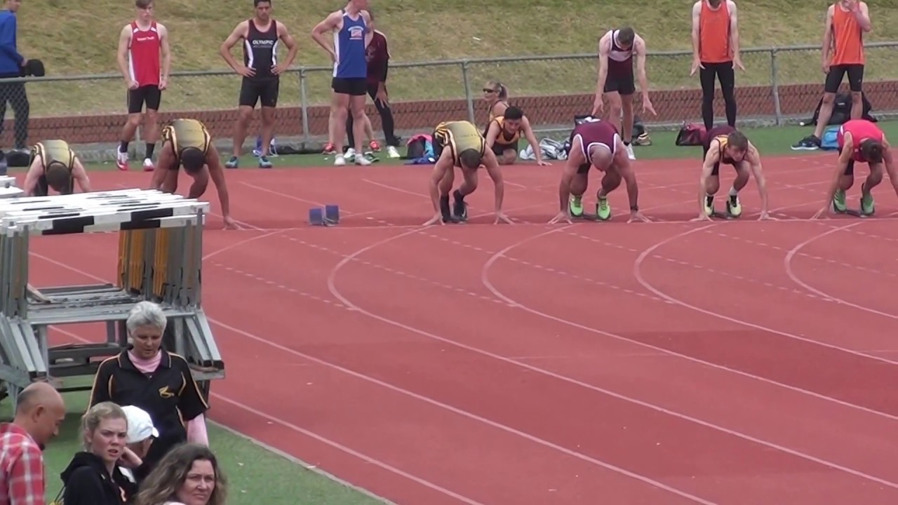 2017 Athletics Wellington Track and Field Champs 100m Masters YouTube