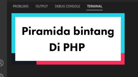 Piramida bintang di PHP