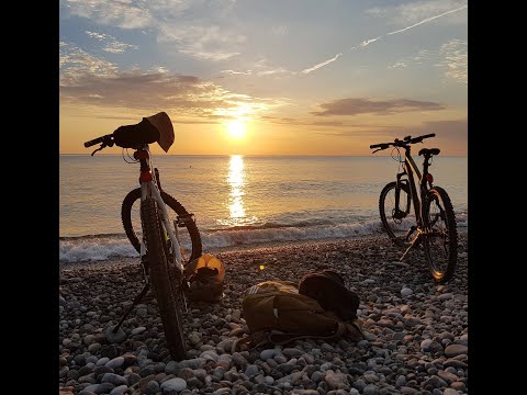 Bicycle tour in Kvariati, Adjara, Georgia/ველოტური კვარიათში