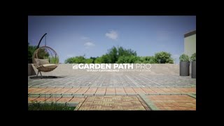 (16) Gardenpath Pro: Instant 3D Garden Paths & Roads | Blender Addons