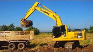 รถขุด KOMATSU PC200-8 M0ตัวTOP งานขุดสระ มาแล้วขวัญใจ รถสวยใสถูกใจคนถ่ายจริงๆ ดูกี่ทีก็ชอบโคมัสสุ