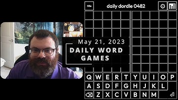 Crosswordle and other daily games! - May 21, 2023