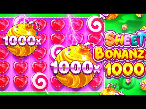 Sweet Bonanza 1000 Drops 2000x And Hearts! (big Win)