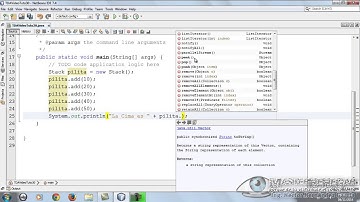 30 - Pilas mediante la Clase Stack (EDDJava)