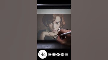 Continous Line Drawing on Procreate | ONE Line ART | The Queen