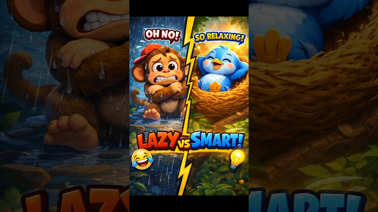 "Funny Monkey and Smart Bird" 