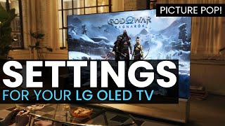 Tech With Kg Βίντεο LG OLED Settings | Picture Pop for Gaming & TV - LG G2 / C2 / C1