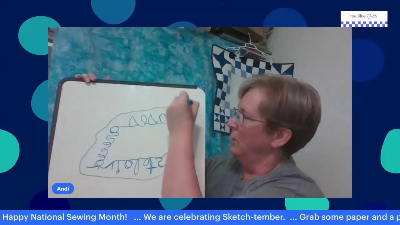 Writing on quilts - put words in your stitching