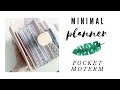 MINIMAL PLANNER SETUP | Pocket Moterm