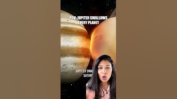 What if Jupiter swallowed every planet? #Shorts