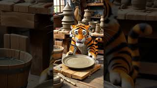 Ormanın Sanatçısı: Çömlek Ustası Kaplan! 🐯🏺