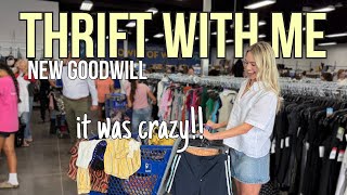 THRIFT WITH ME | Goodwill Grand Opening