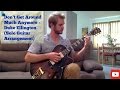 Dave Mulholland - Don't Get Around Much Anymore - Solo Guitar Arrangement (Duke Ellington)
